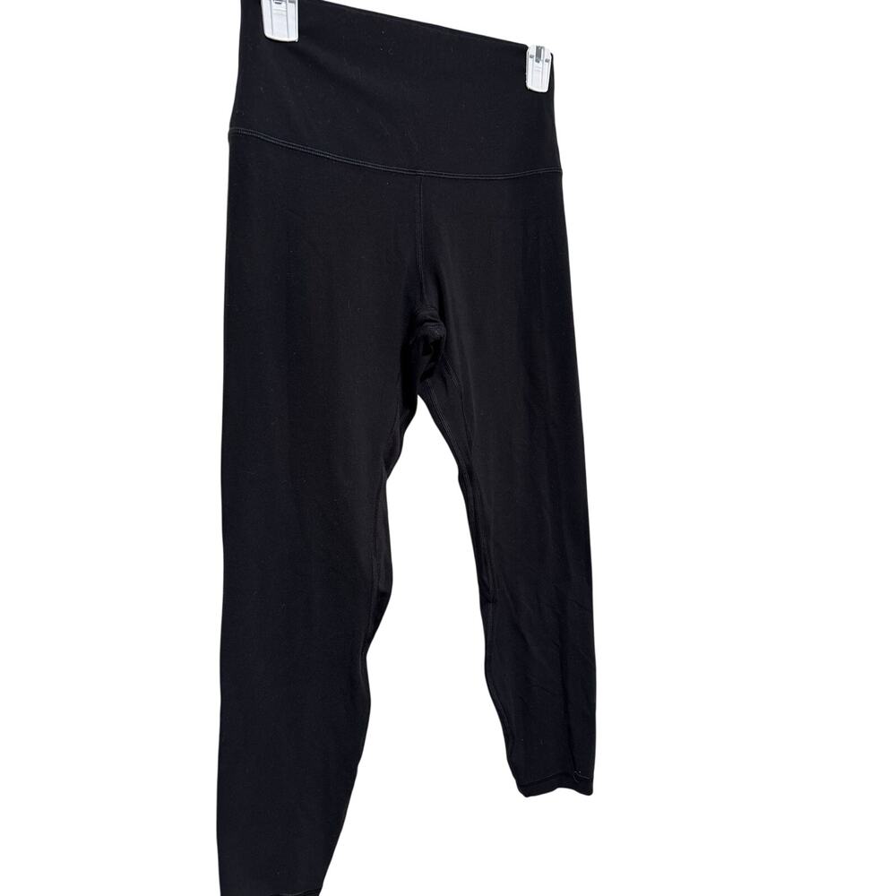 Lululemon Align Black High Rise Crop Leggings Women’s Size 8 Yoga Pants 25” - Picture 3 of 7